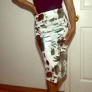 Green BodyCon Skirt